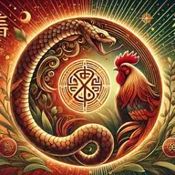 SIGNO del GALLO - Horóscopo Chino | AÑO 2025 - AÑO DE LA SERPIENTE DE MADERA