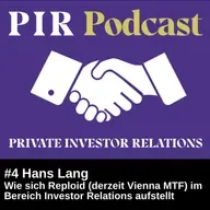Private Investor Relations Podcast #4: Hans Lang erzählt, wie Reploid im Bereich Investor Relations aufgestellt ist