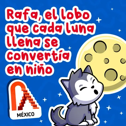 Cuentos de animales - 8 | Rafa, el lobo que cada luna llena se convertía en niño 46 | Cuentos Infantiles