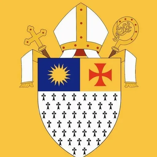 Aodh Máirtín Ó Fearraigh agus An Monsignor Caoimhín Mac Giolla Easpaig.
