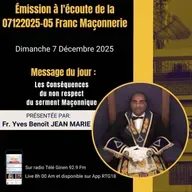 Emission à l'écoute de la Franc Maçonnerie 2026-01-11 08:00