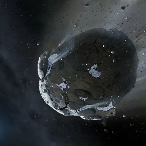 Roca Espacial Masiva En Trayectoria Acercandose a la Tierra
