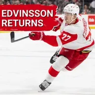 Simon Edvinsson returns to the lineup | Detroit Red Wings make more cuts