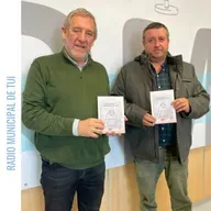 Ent. Laureano Alonso, tradutor e Rafael Sánchez Bargiela, historiador | Obra traducida ao galego de Francisco Sánchez