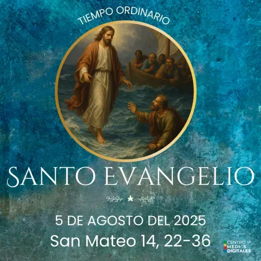 Evangelio del 5 de agosto del 2025 según san Mateo 14, 22-36