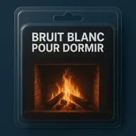 1 H Bruit blanc pour DORMIR | Feu de Cheminée qui crépite pour le Sommeil
