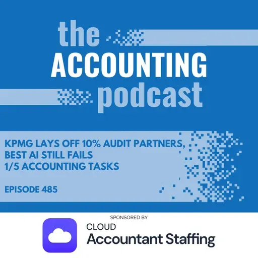 KPMG Lays Off 10% Audit Partners, Best AI Still Fails 1/5 Accounting Tasks