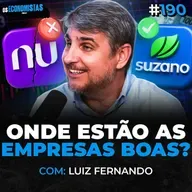 COMO ENCONTRAR AS MELHORES E MAIS SEGURAS AÇÕES DA BOLSA (Luiz CEO Finacap) | Os Economistas 190