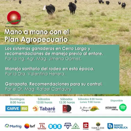 Sistemas ganaderos. Manejo sanitario. Recomendaciones para control de Garrapata.