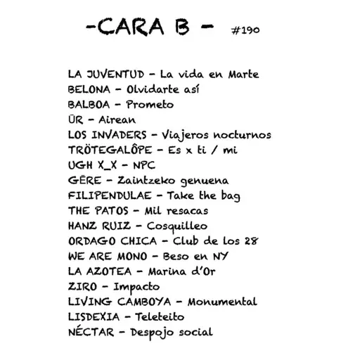 Cara B - 190
