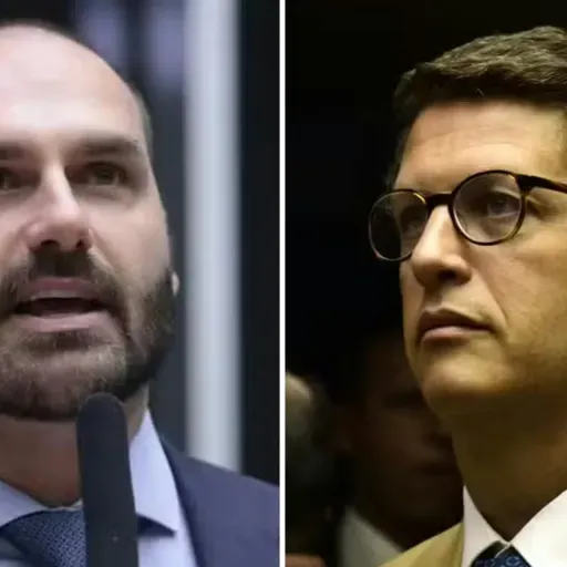 'Calúnia': diz Eduardo Bolsonaro a Salles, que o acusou de aceitar dinheiro para apoiar chapa do PL no Senado