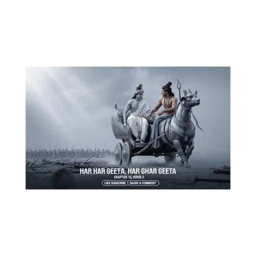 अध्याय 15 श्लोक 2 | भगवद गीता हिंदी | गीता का सार | संसारवृक्ष की शाखाएं और कर्मबंधन #jagatkasaar