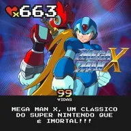 99Vidas 663 - Mega Man X é o melhor jogo da franquia!