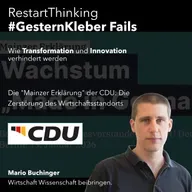 Die "Mainzer Erklärung" der CDU: Die Zerstörung des Wirtschaftsstandorts
