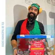 Ent. Pepe Míguez, presidente ACITUI - Ruleta da Sorte e Sorteo de 3 cestas de Nadal