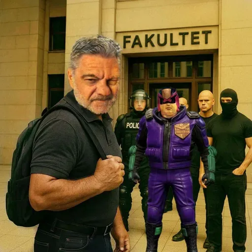 Ćaci Patrik Drid protiv studenata