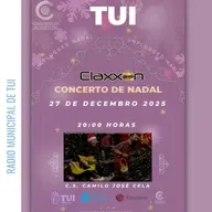 Diego Grande, cantante de Claxxon | Concerto de Nadal en Tui