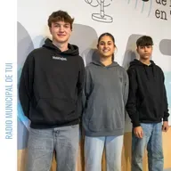 Ent. Nico Rodríguez, Roque Estévez e Lía Salvado | Tudenses participantes no CESA 2026