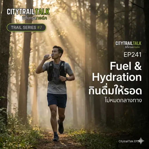 EP241 | Trail Series #7: Fuel & Hydration บนเทรล — กินดื่มให้รอด ไม่หมดกลางทาง