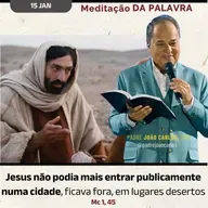 15 de janeiro - Meditação da Palavra do Senhor