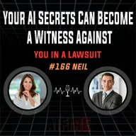 #166 Neil: Your AI Secrets Can Become A Witness Against You In A Lawsuit