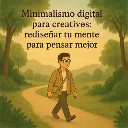 Minimalismo digital para creativos: rediseñar tu mente para pensar mejor