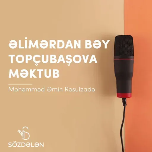 Əlimərdan bəy Topçubaşova məktub | Məhəmməd Əmin Rəsulzadə | Sözdələn