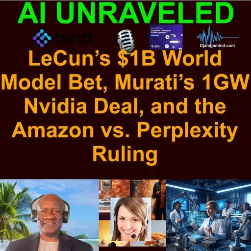 [FULL DAILY NEWS RUNDOWN] LeCun’s $1B World Model Bet, Murati’s 1GW Nvidia Deal, and the Amazon vs. Perplexity Ruling (March 11th 2026)