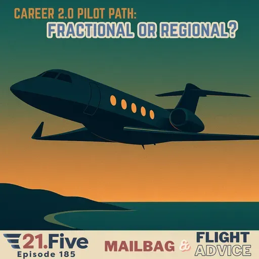 185. Late-Bloomer Pilot: Fractional, Regional, or Wait It Out?