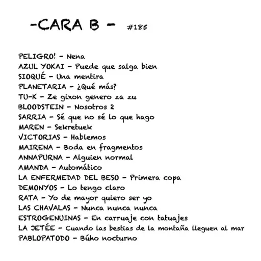 Cara B - 185
