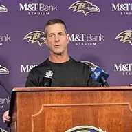 John Harbaugh reacts to Ravens’ turnover-laden showing in Thanksgiving loss to Cincinnati