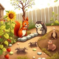 Veverička Veronka a tajomstvo vody v záhrade