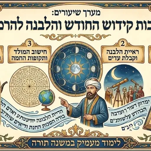 🌐 רמב"ם יומי באשמורת הבוקר הלכות קידוש החודש שיעור מספר 16, הרב אלון עטיה שליט"א היכל המלך גבעת זאב!