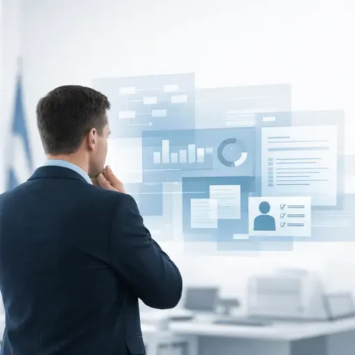 Cómo se vería integrar inteligencia artificial en una institución pública sin arquitectura
