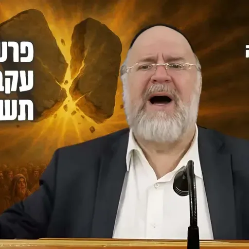 השיעור השבועי פרשת עקב תשפ"ה - הרב ברוך רוזנבלום במדרשים על שבירת הלוחות !! שיעור אלעד
