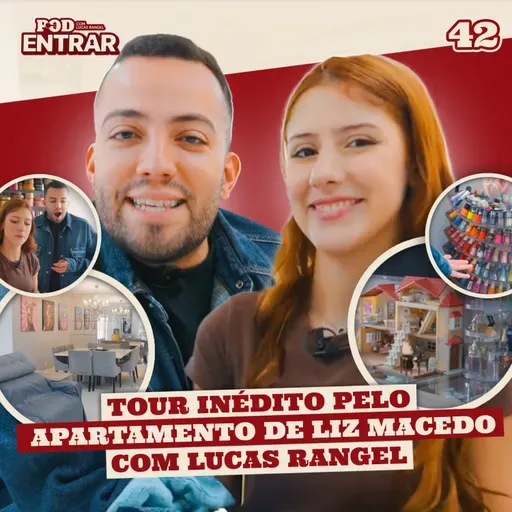 POD ENTRAR: Tour inédito pelo apartamento de Liz Macedo com Lucas Rangel