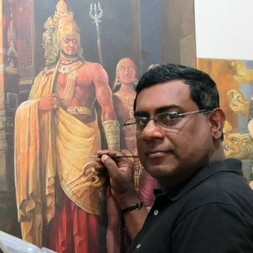 ඇස් පනා පිටම විකෘති කෙරෙන ප්‍රසන්න වීරක්කොඩිගේ සිතුවම්