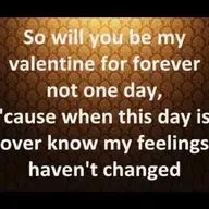 valentine's day (lyrics)