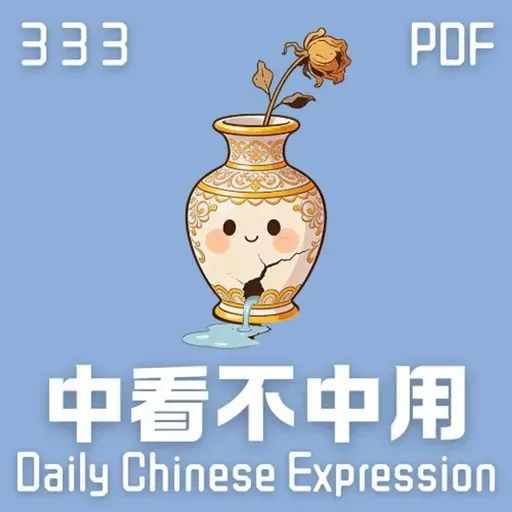 Daily Chinese Expression 333 「中看不中用」 Chinese podcast -Speak Chinese with Da Peng #汉语俗语和习惯用语