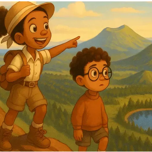 Les aventures de Zoé et Eliott, épisode 7 : Sur la piste d'une source volcanique 🌋