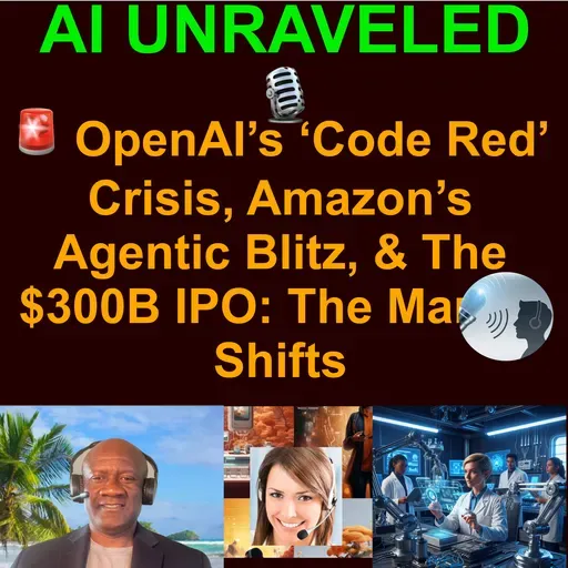 AI Daily Business News Rundown: 🚨 OpenAI’s ‘Code Red’ Crisis, Amazon’s Agentic Blitz, & The $300B IPO: The Market Shifts & more