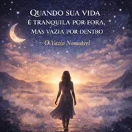 Quando sua vida é tranquila por fora, mas vazia por dentro – O Vazio Nomeável