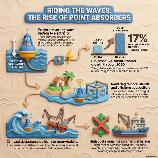 The Rise of Point Absorbers