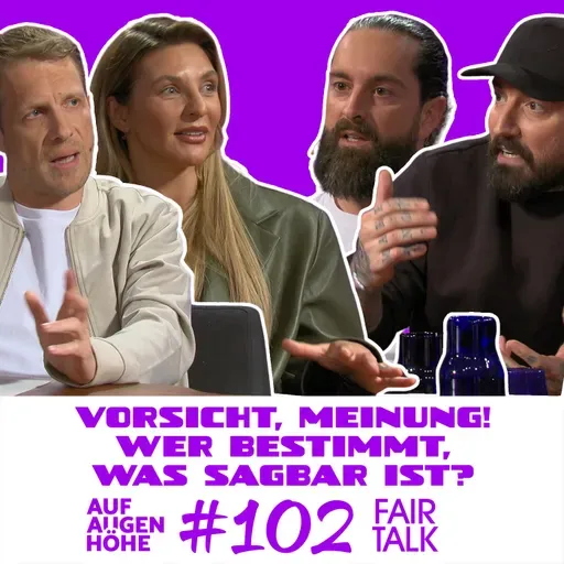VORSICHT, MEINUNG! WER BESTIMMT, WAS SAGBAR IST? Christina Hammer, Oliver Pocher, Jan Leyk und Pana