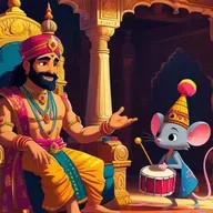M8 उंदीरमामाची टोपी आणि राजा : The Brave Little Mouse and His Colorful Cap (Kids’ Marathi Story)