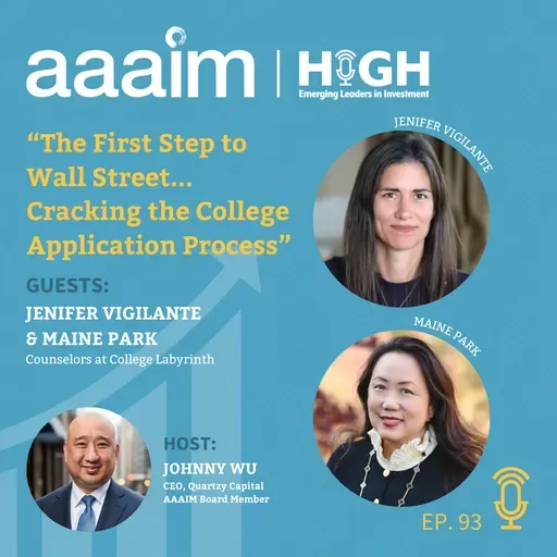 Jenifer Vigilante and Maine Park, Counselors at College Labyrinth, "The First Step to Wall Street...Cracking the College Application Process"