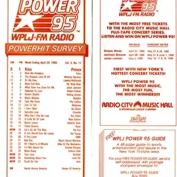 POWER 95 POWERHIT SURVEYS! 