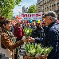 Pourquoi offre-t-on du muguet le 1er mai en France, pour la fête du Travail ? - DELF A2 / B1 - Compréhension orale - French Intermediate level