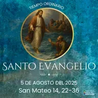 Evangelio del 5 de agosto del 2025 según san Mateo 14, 22-36