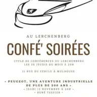 Confé'Soirées : L'aventure industrielle de Peugeot au Lerchenberg le 13 novembre